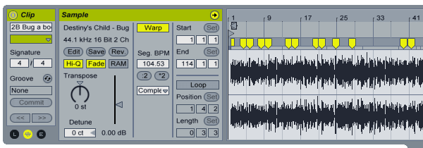 Ableton Live Acapella: Destiny's Child - Bug a boo