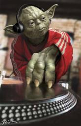 DJ Yoda at the wheels of steel