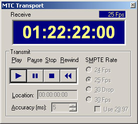 MIDI-OX MTC Transport Playing MIDI-OX MTC Transport Playing