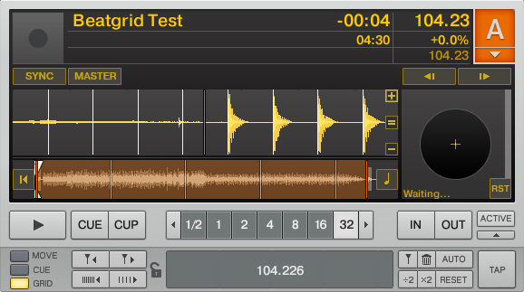 Traktor Beatgrid Detection